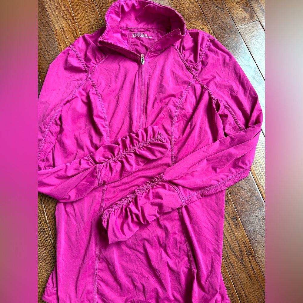 Zella 3/4 zip active wear top